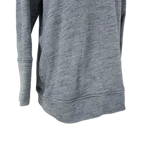 LULULEMON To You Tunic Sweatshirt in Heathered Core Dark Gray Size 12 W3BAPS - Picture 4 of 10